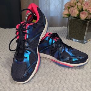 RYKA influence cross training sneaker Women’s size 9 wide - Blue and Pink